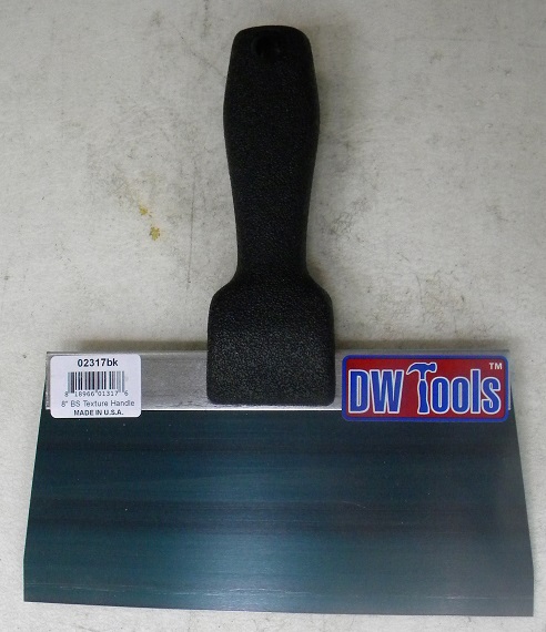 8” BLUE STEEL TEXTURE HANDLE TAPING KNIVES 02317