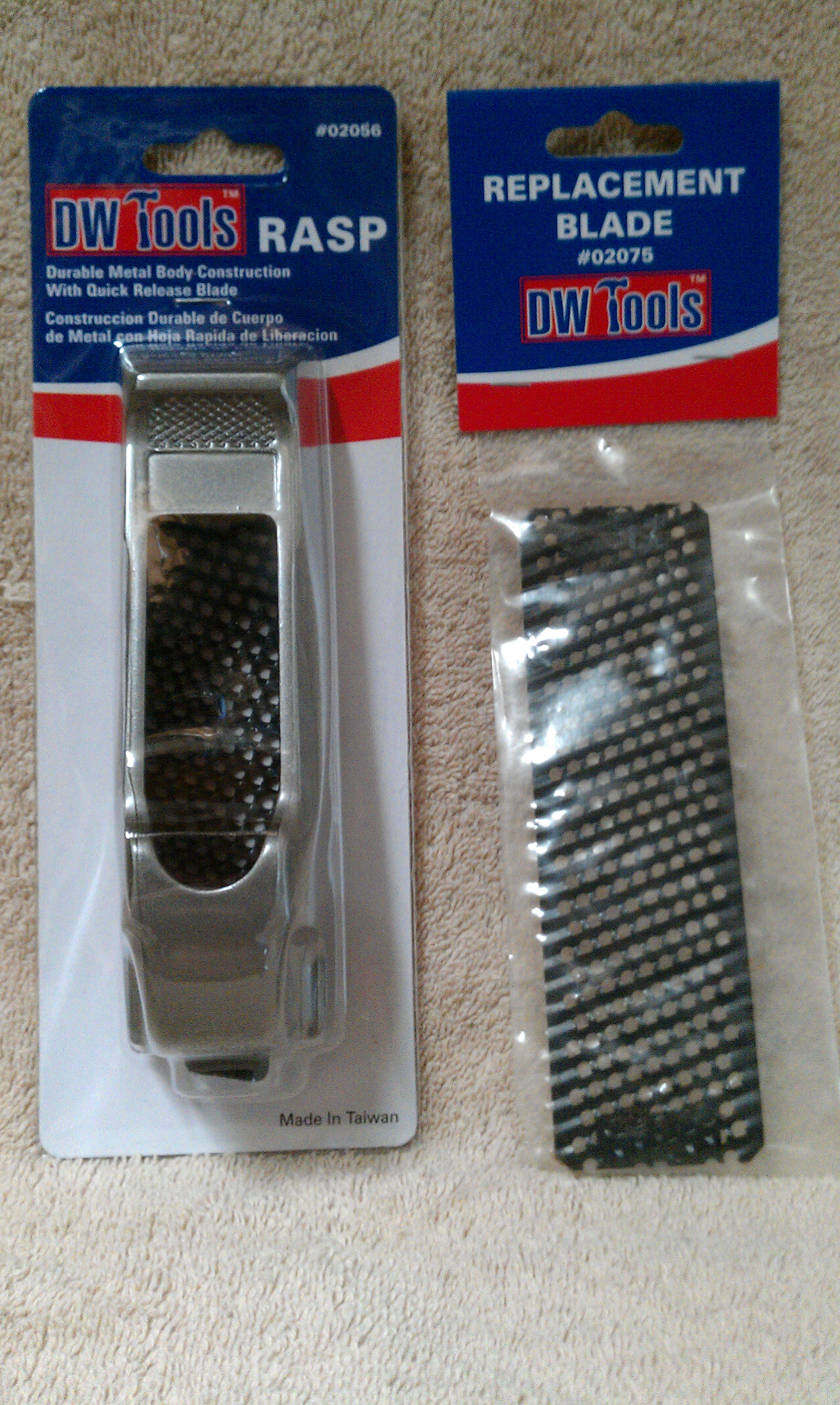 METAL RASP AND REPLACEMENT BLADE